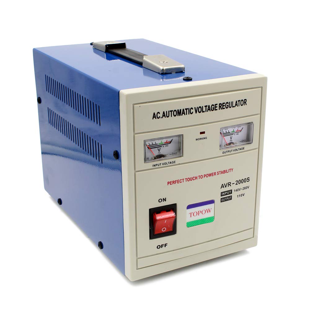 2000W电源变压器从220V到110V的升降和降压电压转换器110V到220V Amazon.com: 2000W W 降壓220 至110 電源電壓轉換器變壓器穩定器: 電子